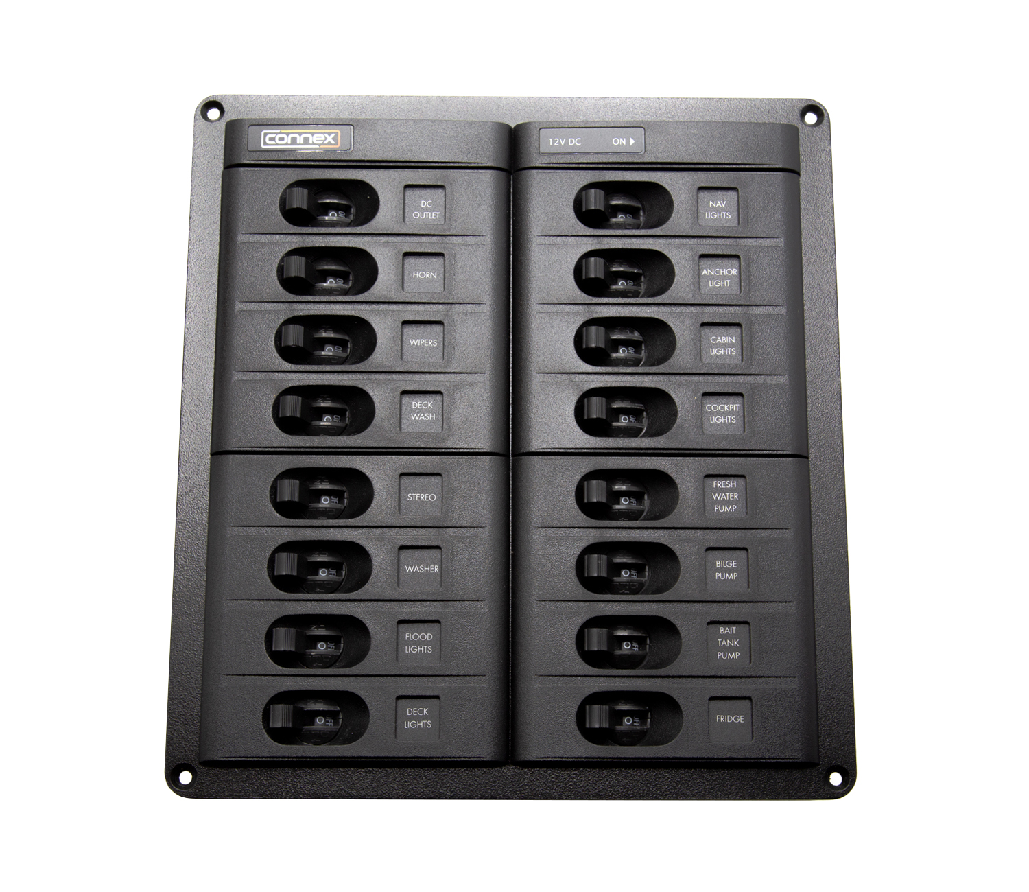 Automatsäkringspanel 16 brytar