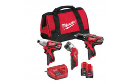 KOMBIKIT MILWAUKEE M12 BPP3A M12 BPP3A-202B 12V 2X2,0AH