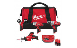 KOMBIKIT MILWAUKEE M12 BPP4A M12 BPP4A-202B 12V 2X2,0AH