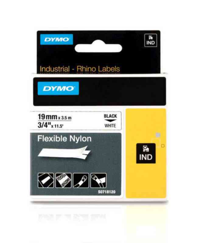 KRYMPSLANG DYMO RHINO 12MM GUL