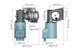 Ankarspel Balder 900Y Paket med fjärr, autostopp, panel mm.