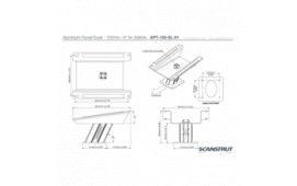Scanstrut Fäste PowerTower 150mm for Starlink