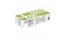 Toapapper Go Clean Extra Soft, 3-lager, 64rl/frp, Vit
