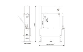 VERKSTADSPRESS P40H 300MM SLAG