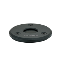 Scanstrut kabelgenomförning Low-Profile, ø2-8 mm svartanodiserad aluminium DS-LP-16-BLK