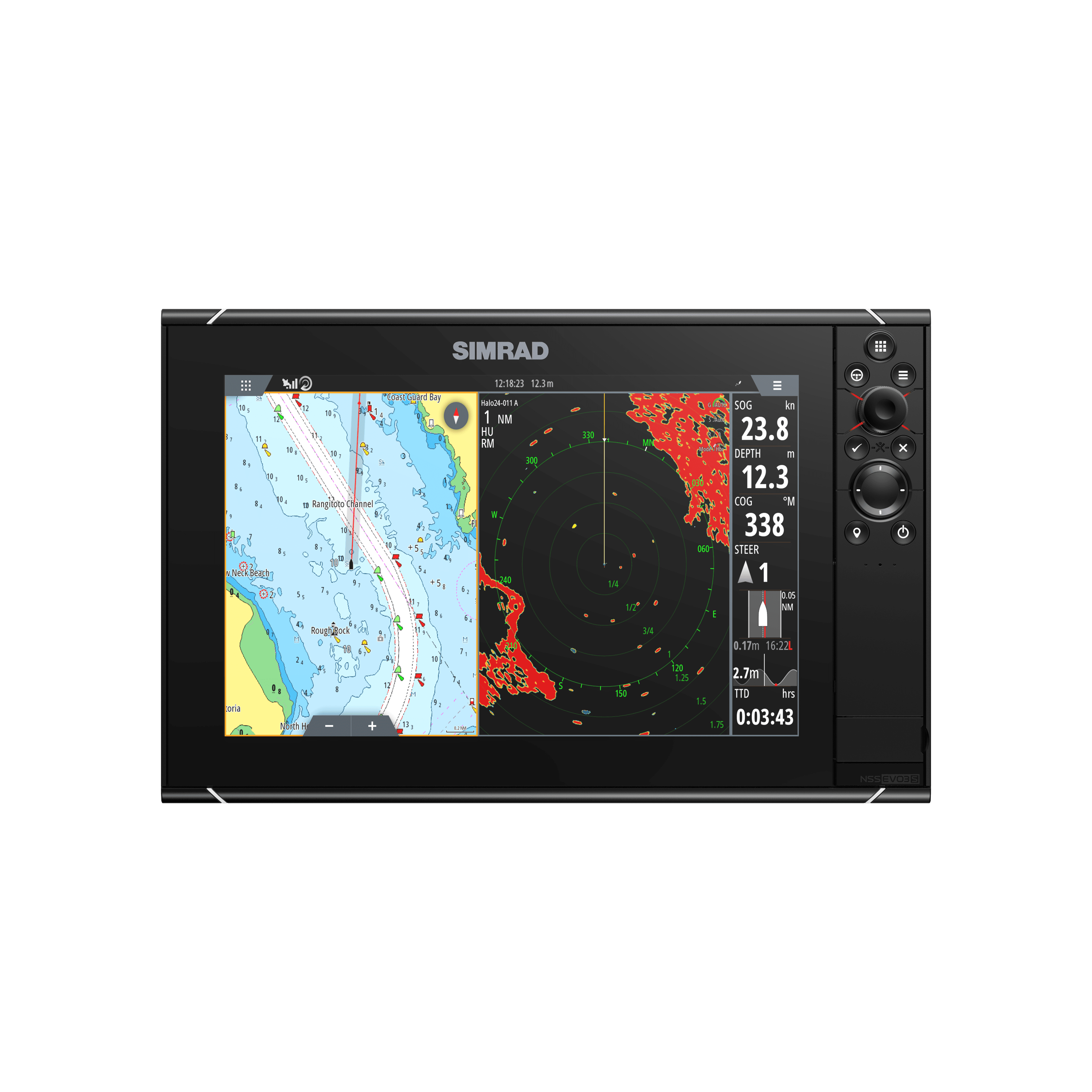 NSS12 EVO3S COMBO MFD,WORLD BASEMAP