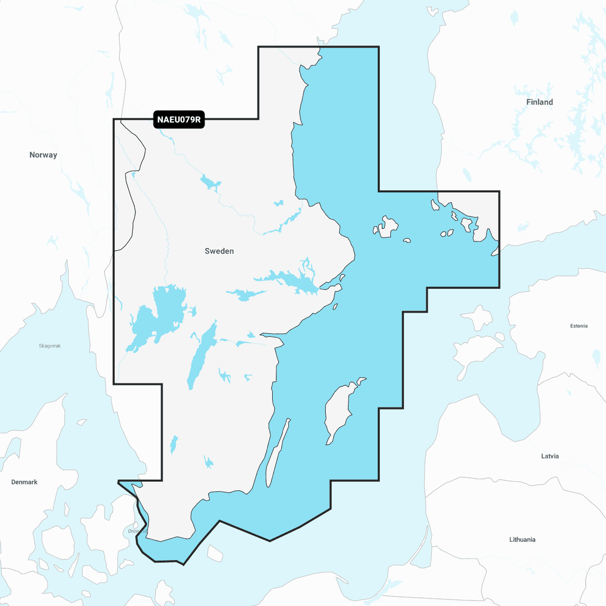Navionics+ Regular Sweden, Southeast
