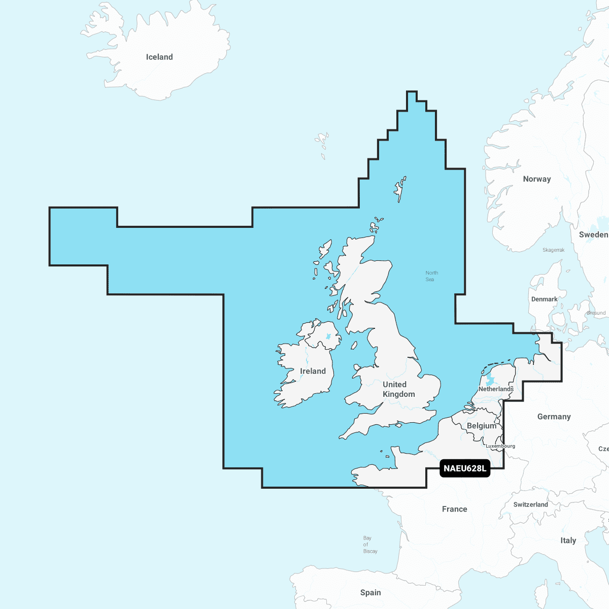 Navionics+ Large U.K., Ireland & Holland