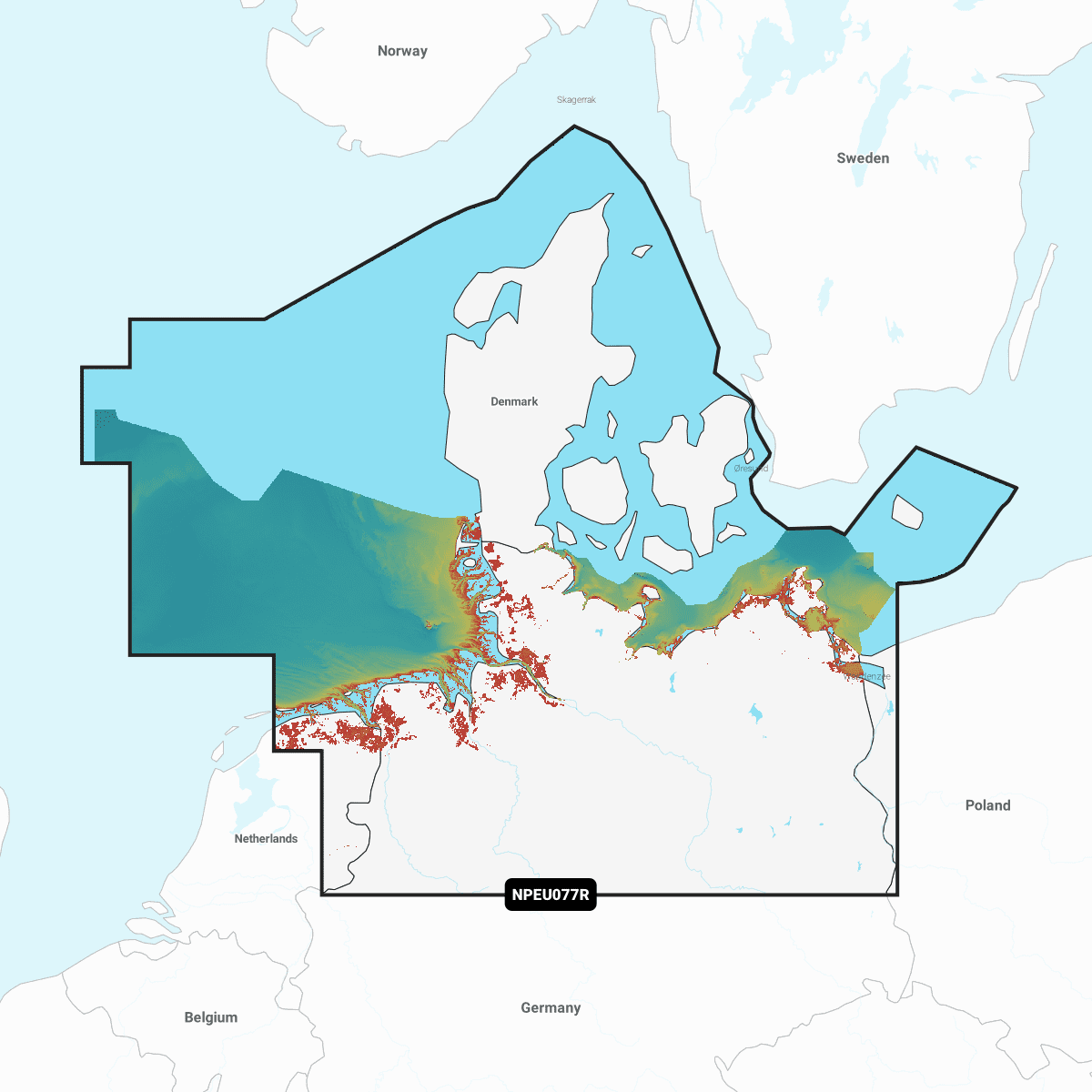 Navionics Platinum+ Regular Denmark & Germany, North