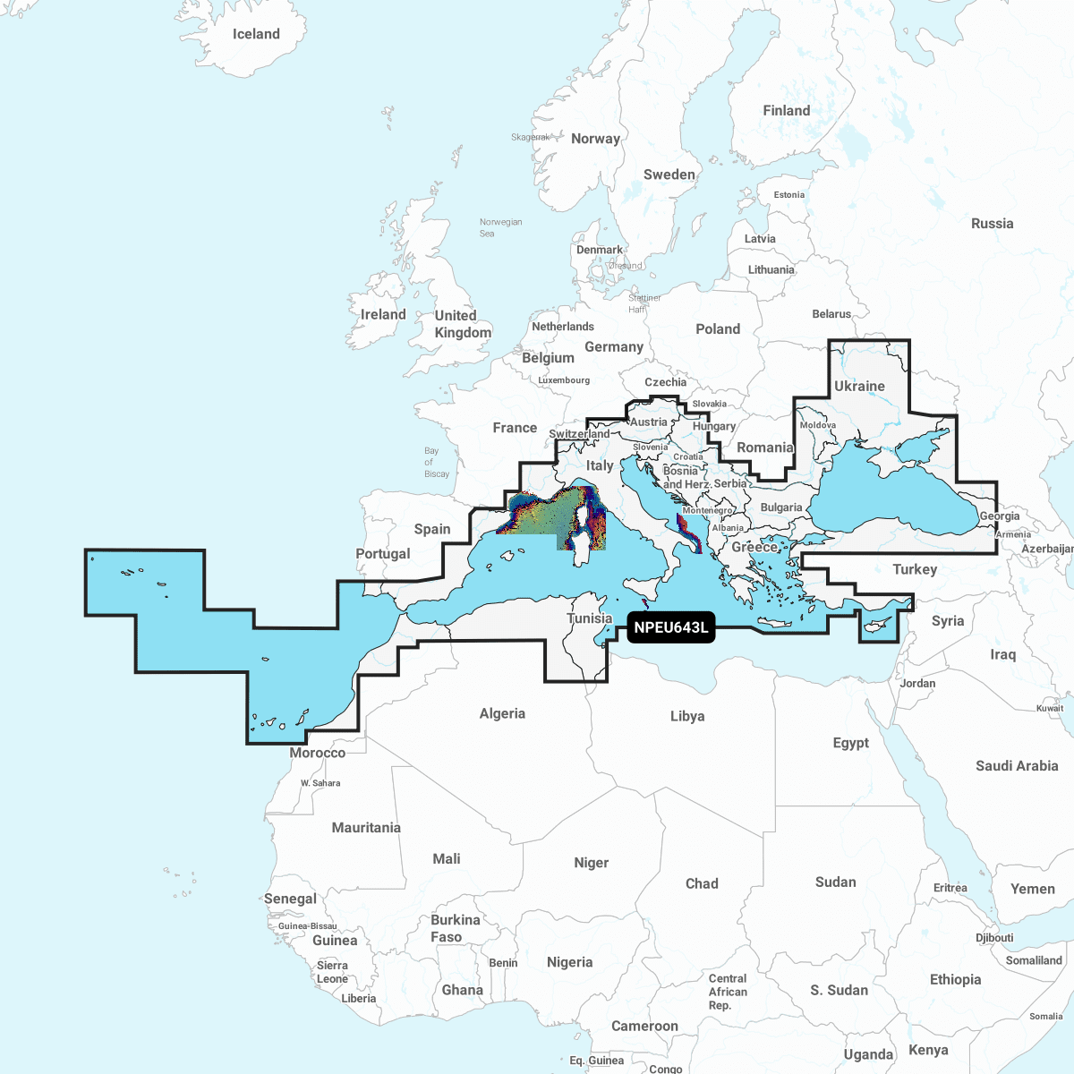 Navionics Platinum+ Large Mediterranean & Black Sea