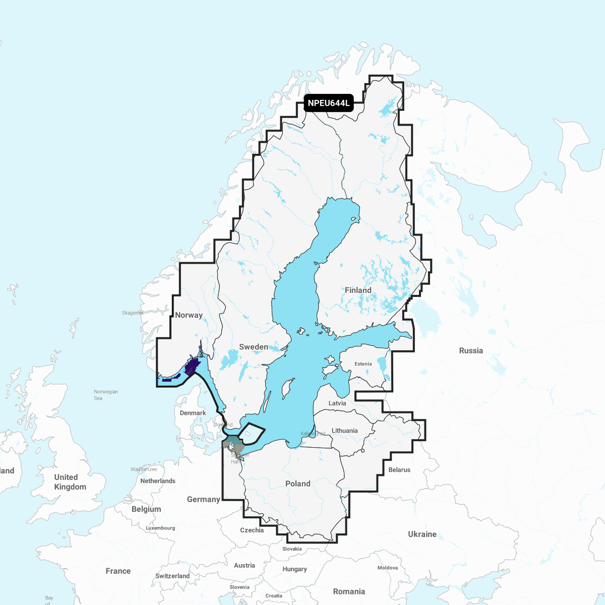 Navionics Platinum+ Large Baltic Sea