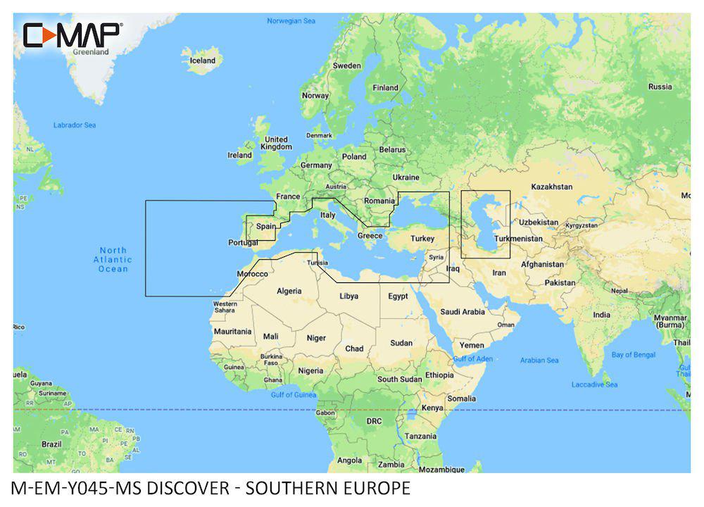 C-MAP Discover Southern Europe