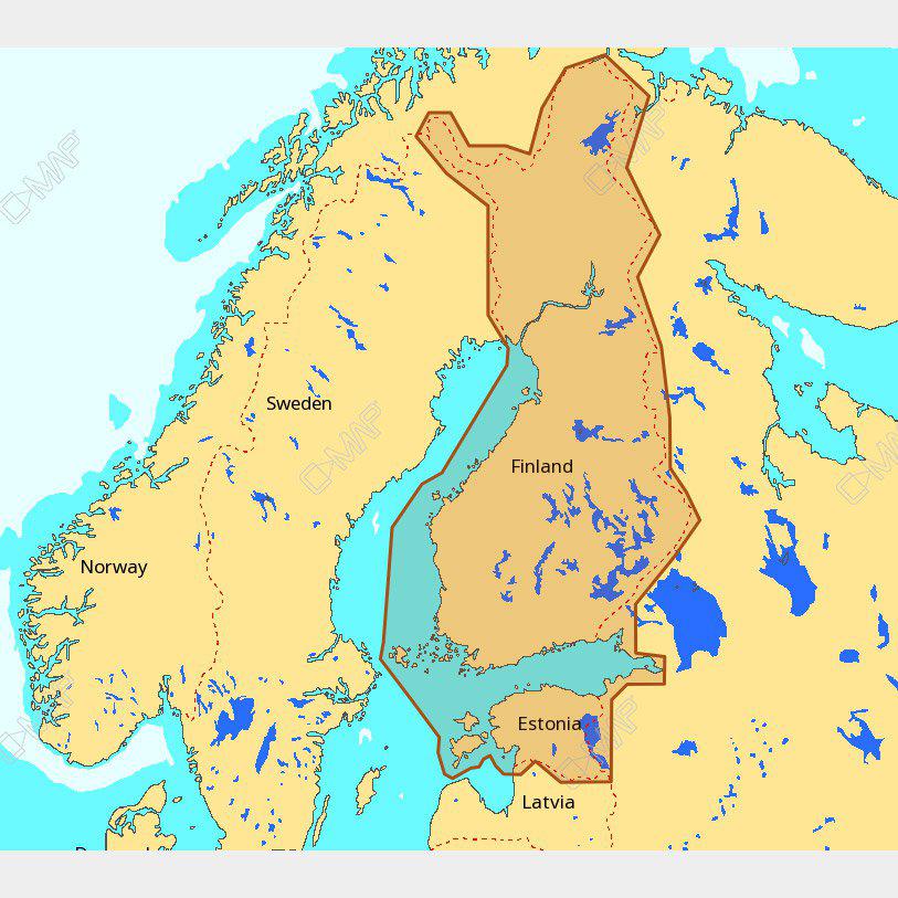 C-MAP 4D - Finlands sjöar & Östersjön