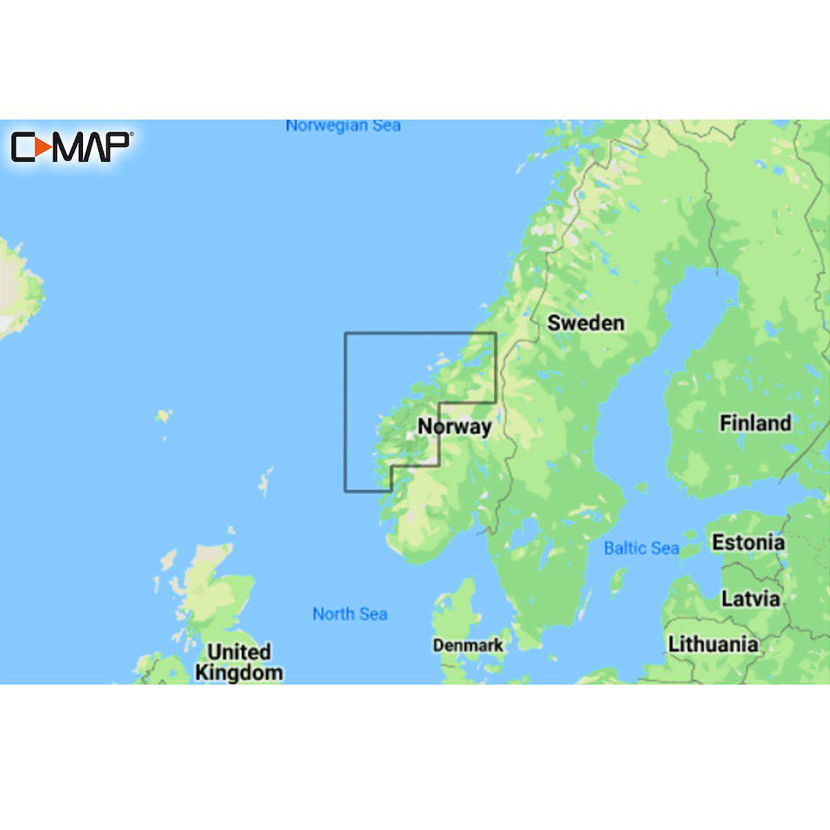 C-MAP 4D - Dalsfjorden - Brandsfjorden