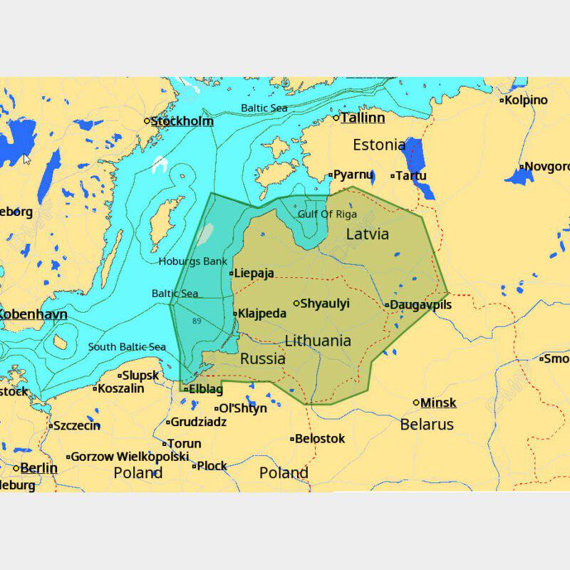 C-MAP 4D - Lettland, Litauen & Ryssland