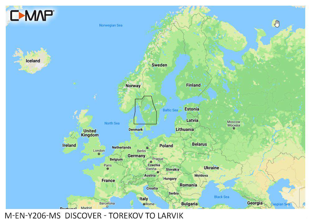 C-MAP Discover Västkusten