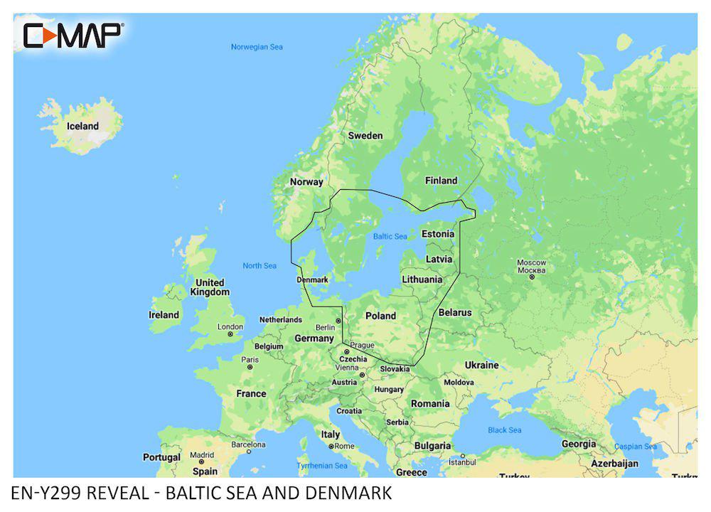 C-MAP SVERIGE Y299 MAX N+ SD