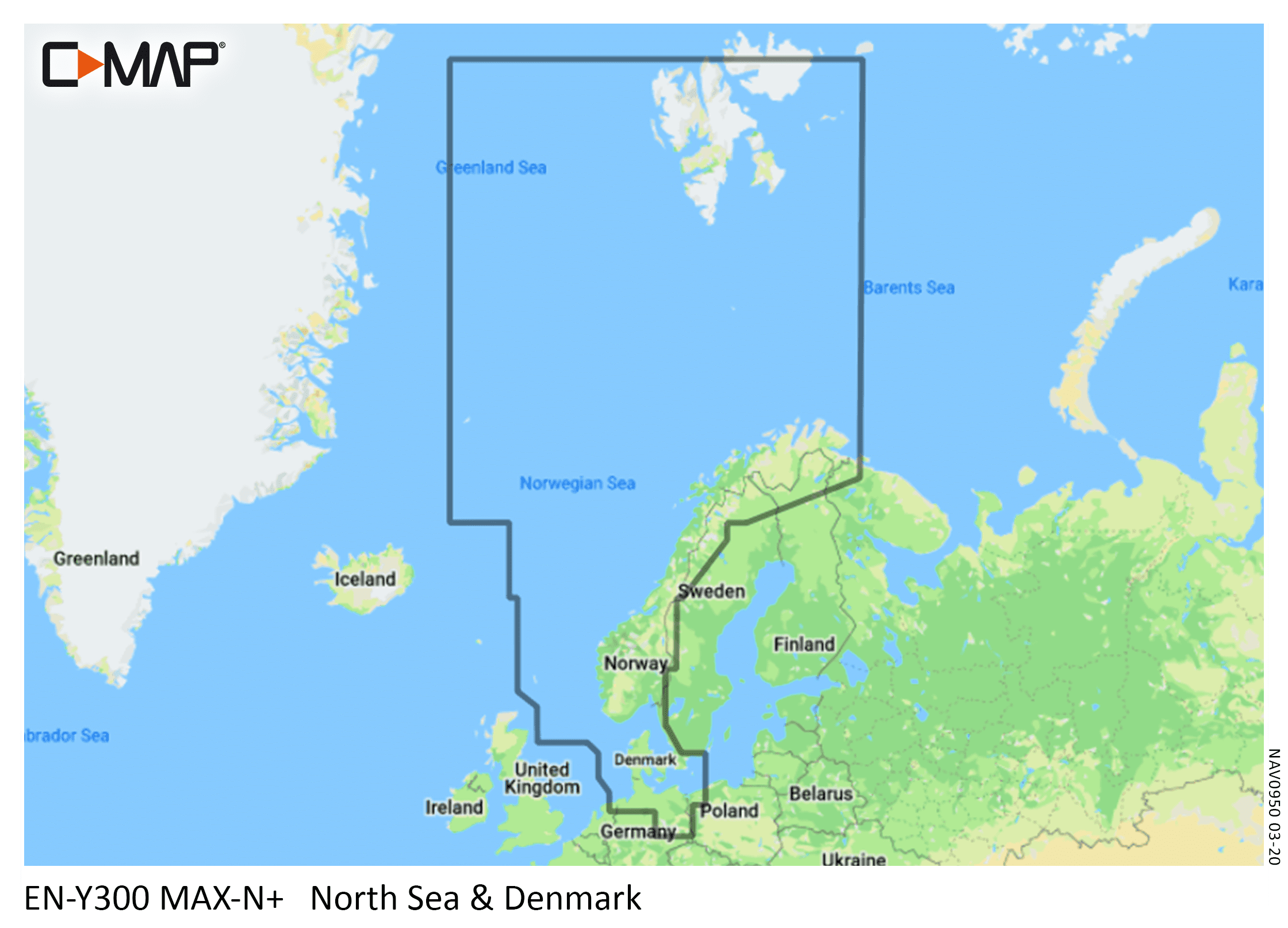 C-MAP MAX-N+W EN-Y300