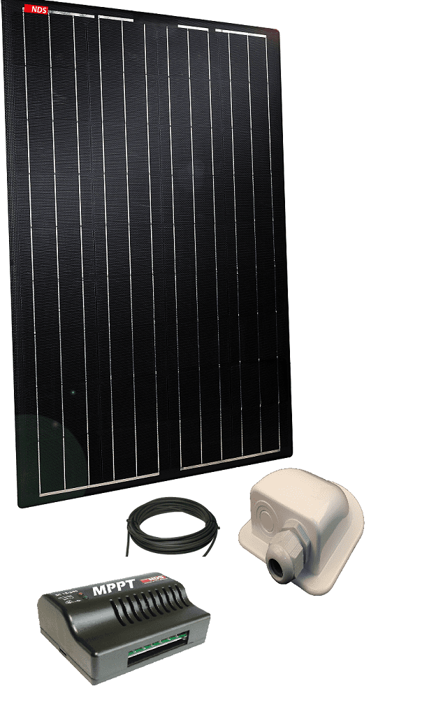 LIGHTSOLAR KIT 105W Svart MPPT