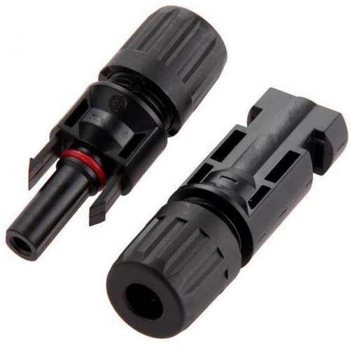 Solar connector pair MC4, 1x M