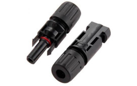 Solar connector pair MC4, 1x M