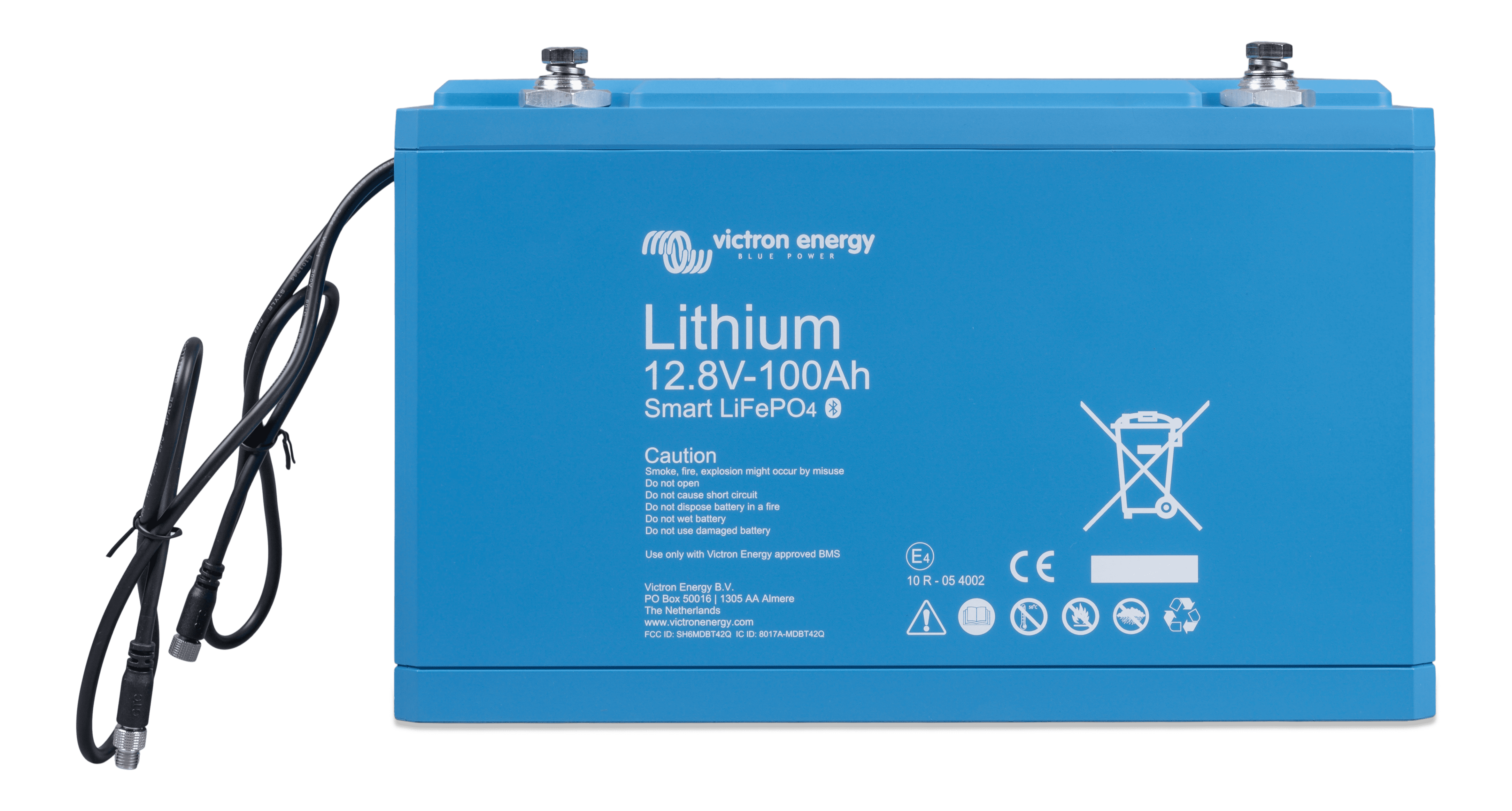 Lithium Batteri Smart 12,8V/100Ah