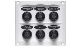 BEP Switch Panel DC Waterproof 6xOn/Off White