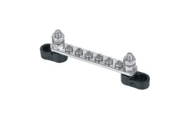 BEP Bus Bar Single 6x 4mm Screw Terminal 2x 6mm In
