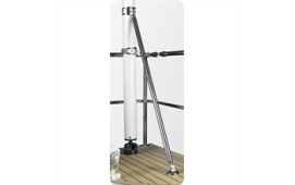 Scanstrut Radarstolpe 1,9m med däcksfäste. ( Demo-Ex )