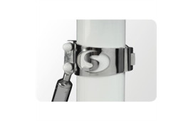 Scanstrut Radarstolpe 1,9m med däcksfäste. ( Demo-Ex )