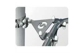 Scanstrut Radarstolpe 1,9m med däcksfäste. ( Demo-Ex )