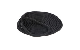 Flätad förtöjningslina med ögla 14mm x 9m svart