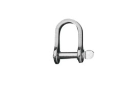 Ronstan Shackle, Standard Dee, Pin 3/16", L:18mm, W:11mm
