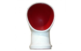 Reservhuv röd H300mm klämfäste (120mm)