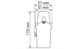 Batterilanternor Plastimo sats med 3 stycken (SB, BB, akter)