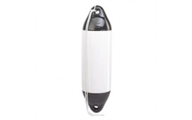 Fender Plastimo 30x110cm med lina - vit med svarta toppar