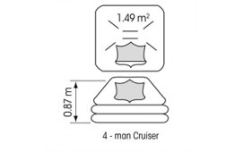Livflotte Plastimo Cruiser ORC 4p Väska