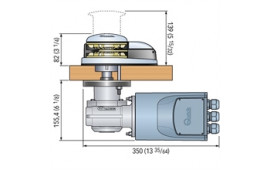 Ankarspel Prince DP2 1000W / 12V, 8mm, capstan