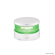 Lanterna Aqua Signal 34 LED Grön Runtlysande Vit