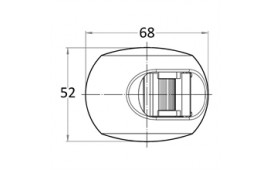 Lanterna Aqua Signal 34 LED SB Vit