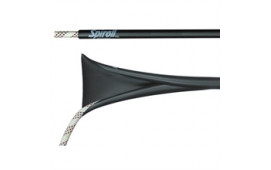 Spiroll-skavskydd medium svart