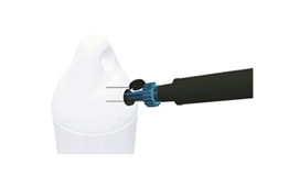 Ventil till bumper/fender vit 6-pack