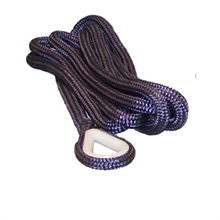 Förtöjningslina 24-flätad med kaus Navy 12mm 6m