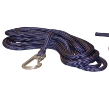 Förtöjningslina 24-flätad med RF krok Navy 12mm 6m