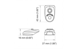 ROKK Mini Enhetshållare Raymarine Dragonfly 4, 5 och 7 PRO