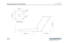 Scanstrut Dual Power Tower Compact för radom DPT-R-COMP