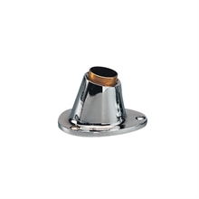 Flaggkäppsfäste kromad mässing Ø25 mm