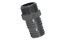 Slangnippel plast, utv. 1" x 30-32 mm slang