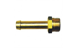 Slangnippel, utv. 1/4" x 6 mm slang