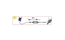 Solcellspanel Optimate 40W 12V med regulator
